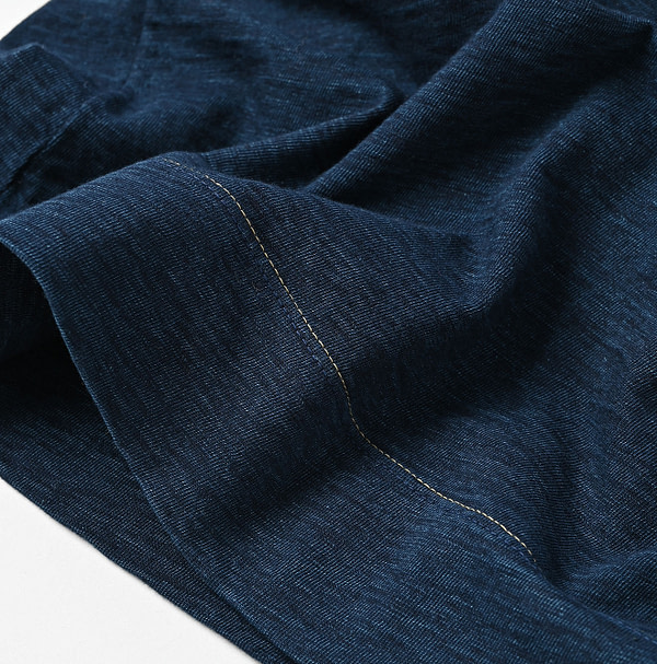 Indigo Tenjiku 45 Star Half Sleeve Dress Detail