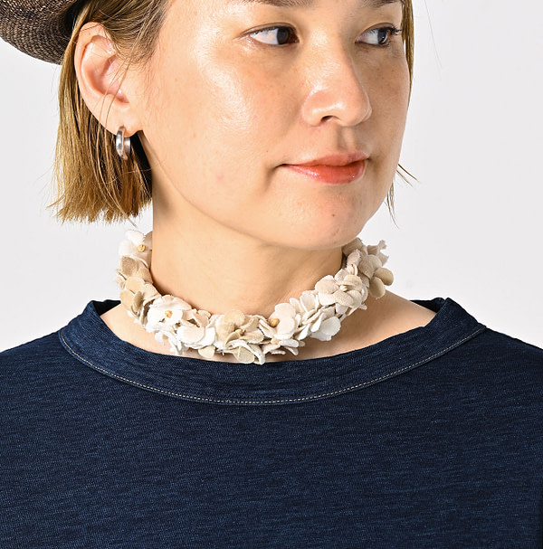 Indigo Tenjiku 45 Star Half Sleeve Dress Detail