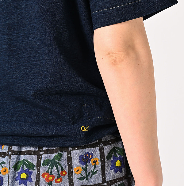 Indigo Tenjiku 908 45 Star T-shirt Detail