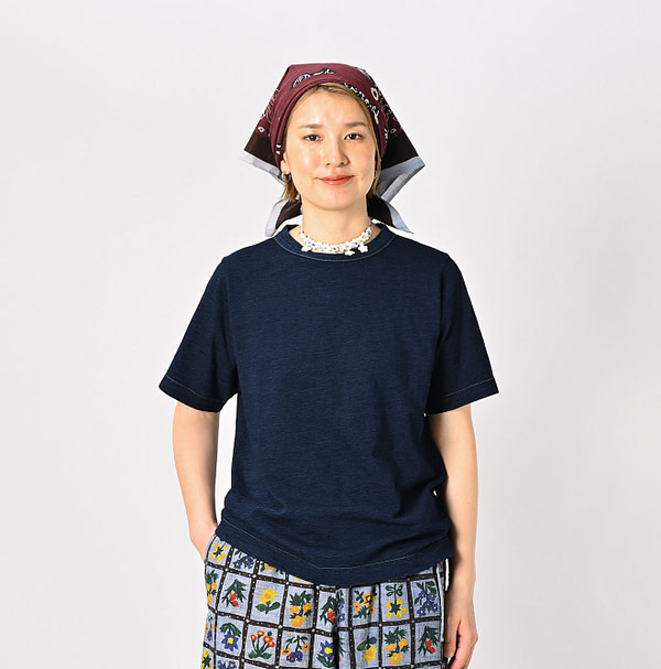 Indigo Tenjiku 908 45 Star T-shirt Female Model