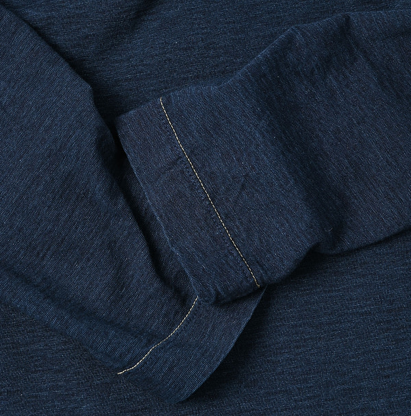 Indigo Tenjiku Square T-shirt Detail