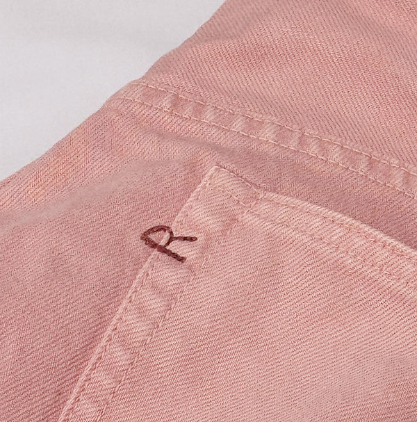 Futatabi 13oz Crosby White Redyed Spring Detail
