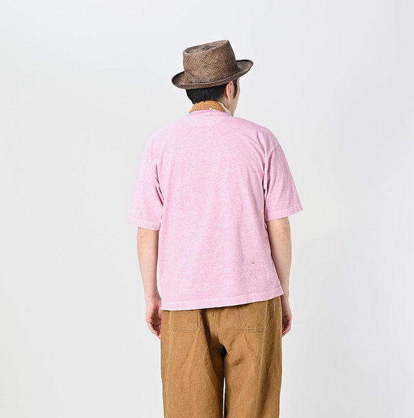 Sakura Dyed 908 45 Star T-shirt Male Model