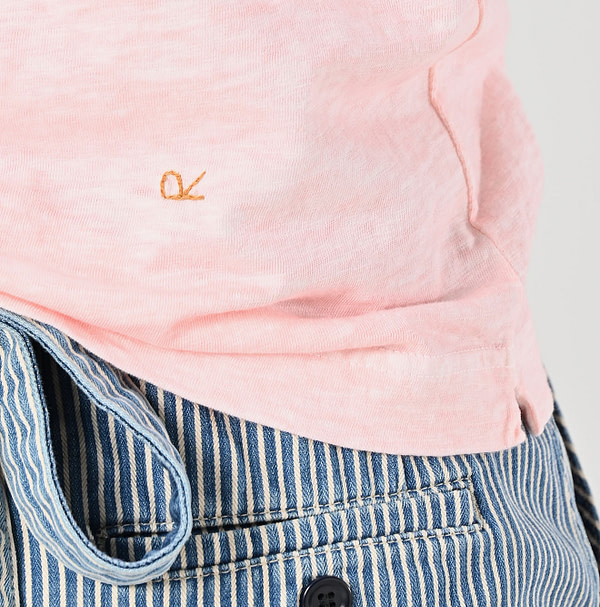 Sakura Dyed 908 45 Star T-shirt Detail