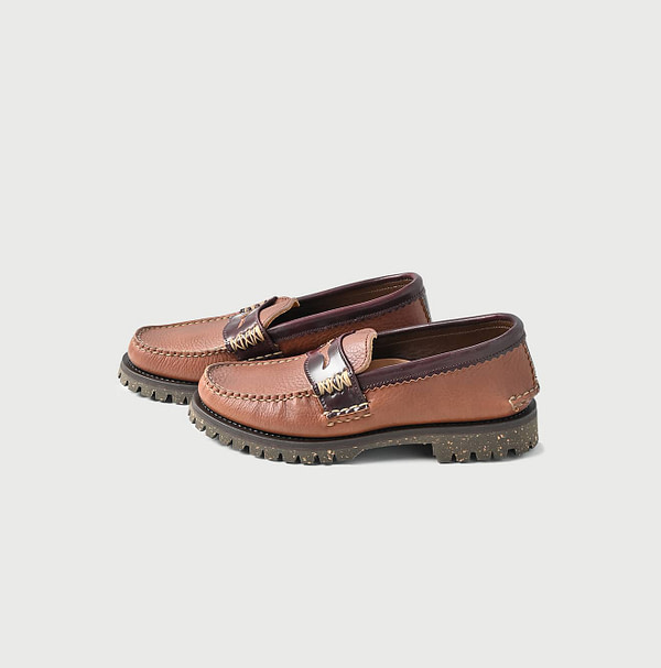 YUKETEN x 45R Cordovan Loafer Cortina Sole Brown