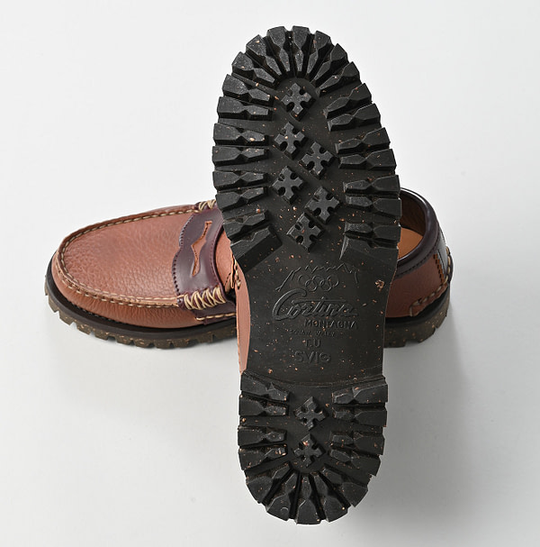 YUKETEN x 45R Cordovan Loafer Cortina Sole Detail