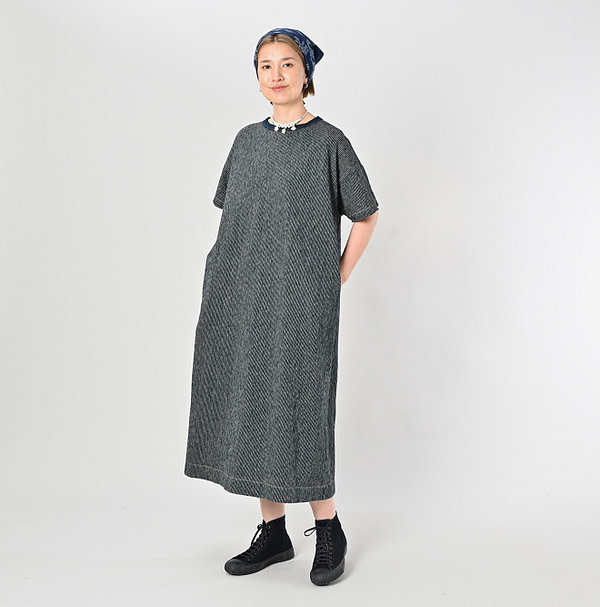 Indigo Hickory Tenjiku Dress Female Model