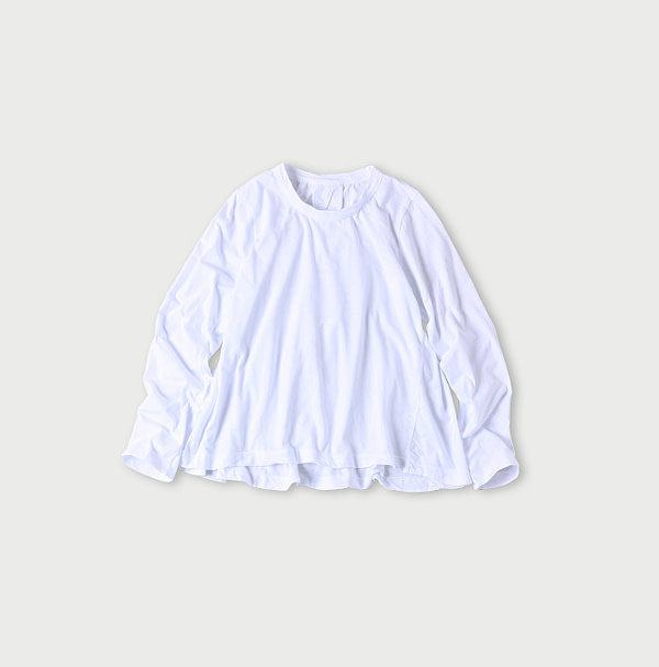 Supima Tenjiku Flare T-shirt White