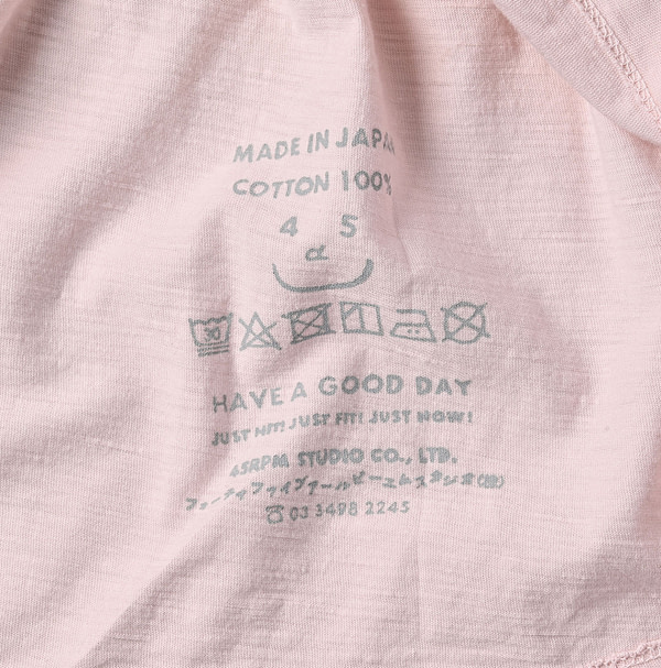 Supima Tenjiku Flare T-shirt Detail