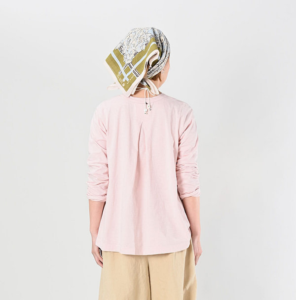 Supima Tenjiku Flare T-shirt Female Model