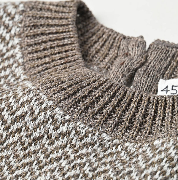 Linen Herringbone Knitsew Camisole Detail