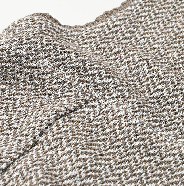 Linen Herringbone Knitsew Camisole Detail