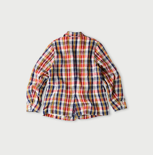 Indian Linen Madras 908 Miyuki Jacket Back