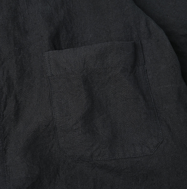 Indian Dozume Linen 908 Clover Knot Shirt Detail