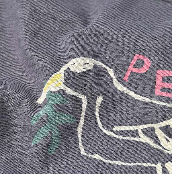 Peace Bird 908 45 Star T-shirt Detail
