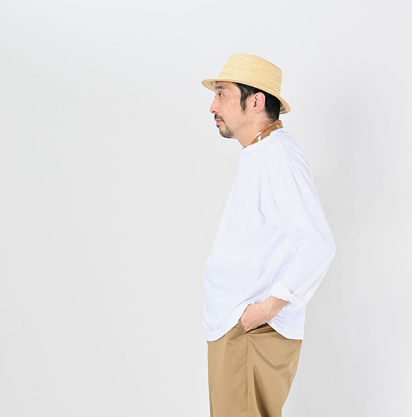 Supima Tenjiku 908 Star Long Sleeve T-shirt Male Model