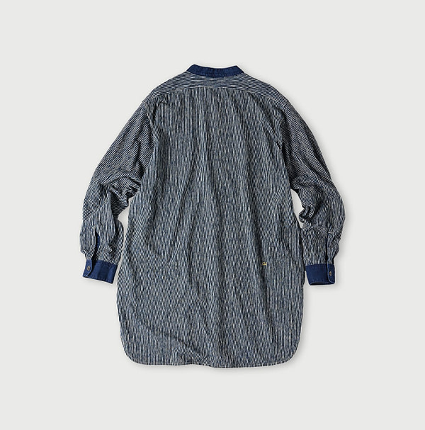 Indigo Hickory Tenjiku Grandpa Pull Shirt Back
