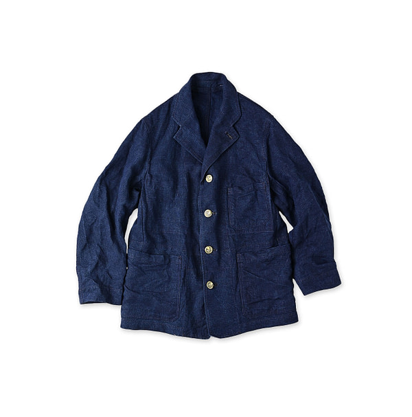 Indigo Linen Cloth Nîmes Jacket