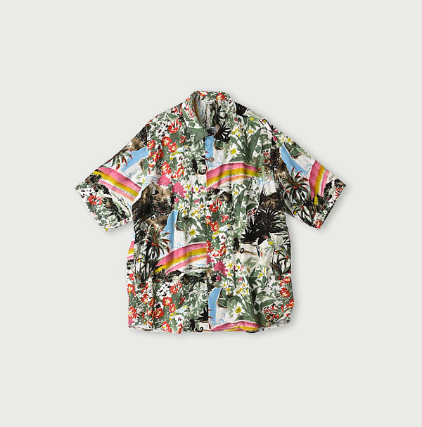 Irie Aloha Print LeiLei Shirt MEN Colorful