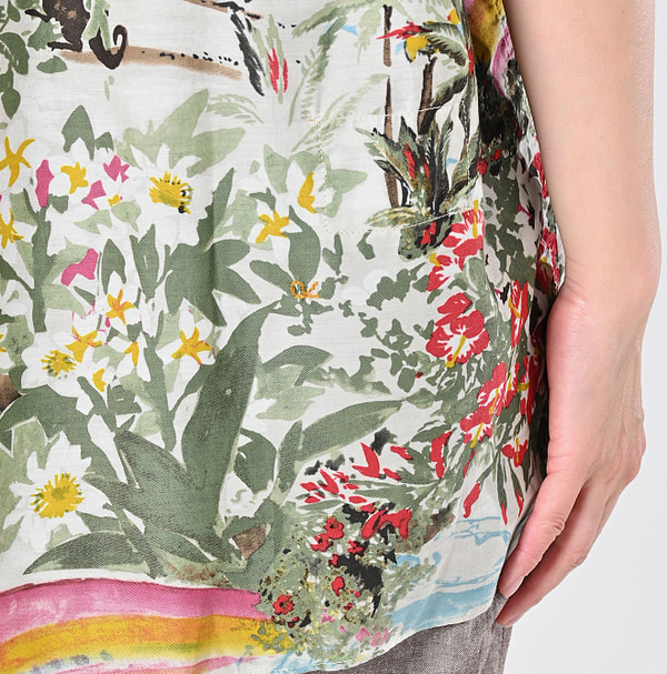 Irie Aloha Print LeiLei Shirt MEN Detail