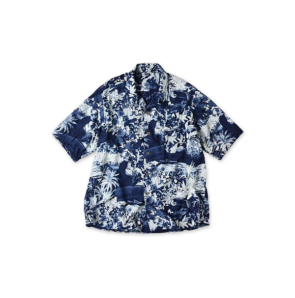 Indigo Irie Aloha Print LeiLei Shirt MEN
