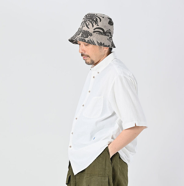 Indian Khadi OX Ocean Half Sleeve Shirt MEN Male Model