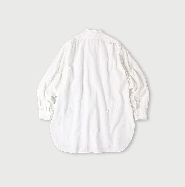 Indian Khadi OX 908 Stand Collar Grandpa Pull Shirt Back
