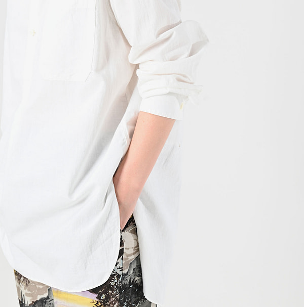 Indian Khadi OX 908 Stand Collar Grandpa Pull Shirt Detail