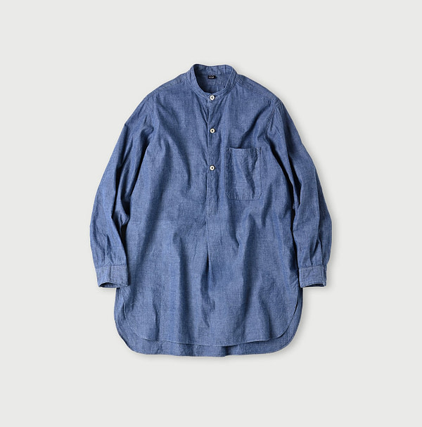 Ai Indian Khadi OX 908 Stand Collar Grandpa Pull Shirt