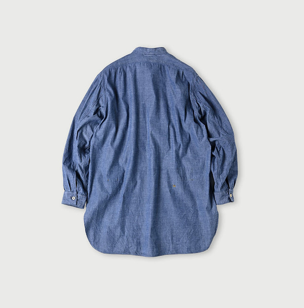 Ai Indian Khadi OX 908 Stand Collar Grandpa Pull Shirt Back