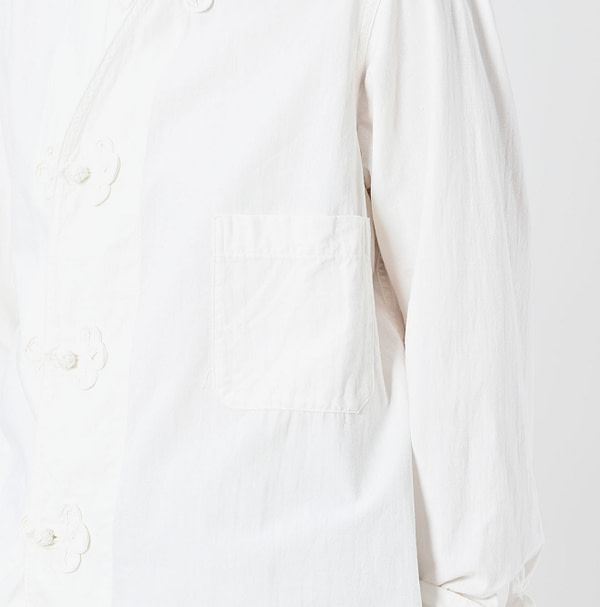 Indian Khadi OX 908 Clover Knot Shirt Detail