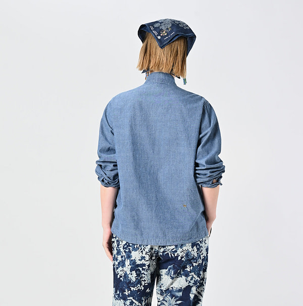 Ai Indian Khadi OX 908 Clover Knot Shirt Female Model