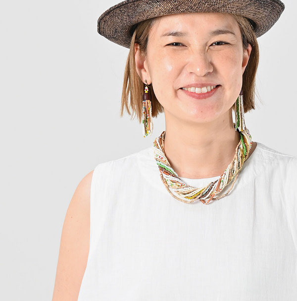 Indian Khadi OX Sleeveless Poyon Dress Detail