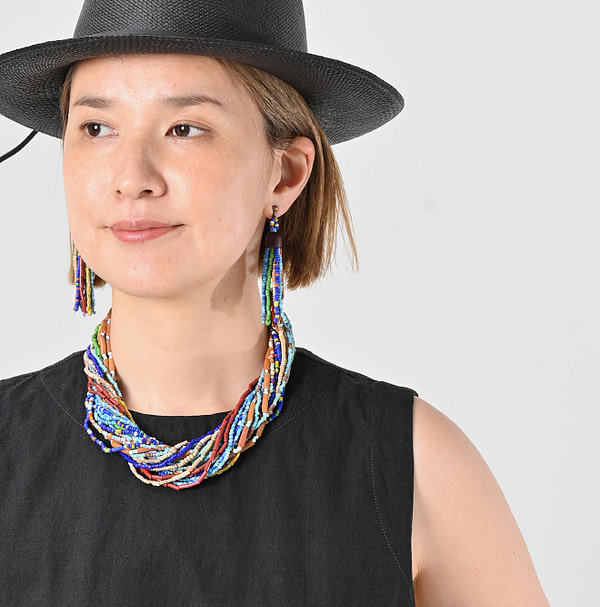 Indian Khadi OX Sleeveless Poyon Dress Detail