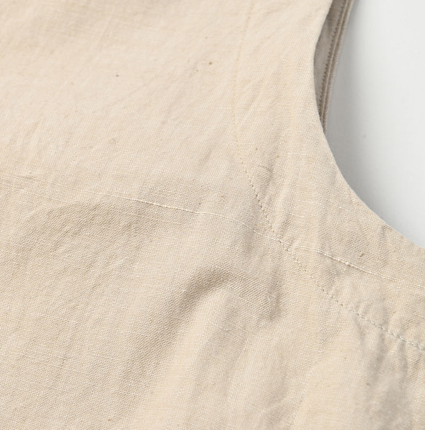 Indian Khadi OX Sleeveless Poyon Dress Detail