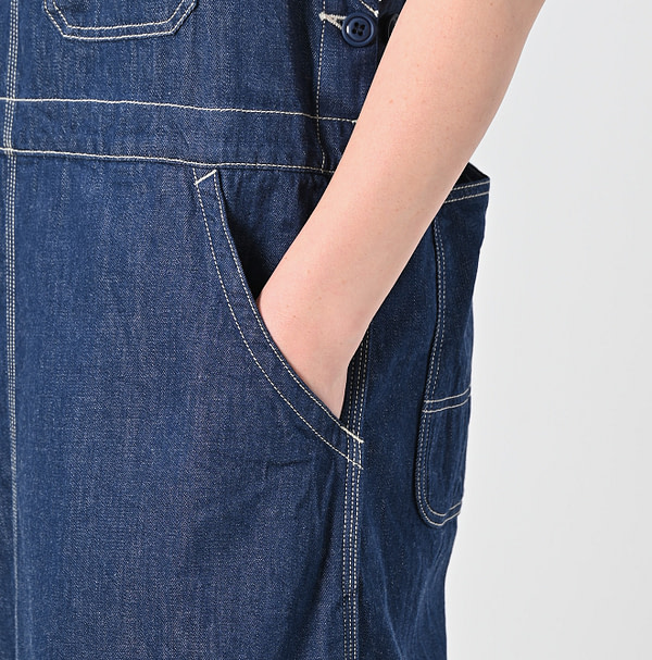 Mon-petit Denim Over Skirt Nou Detail