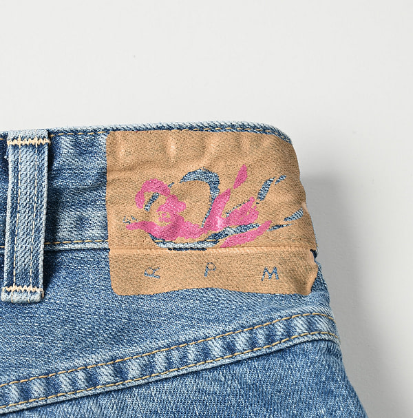 Rye Mugi Denim Charlotte 5 Tan Detail