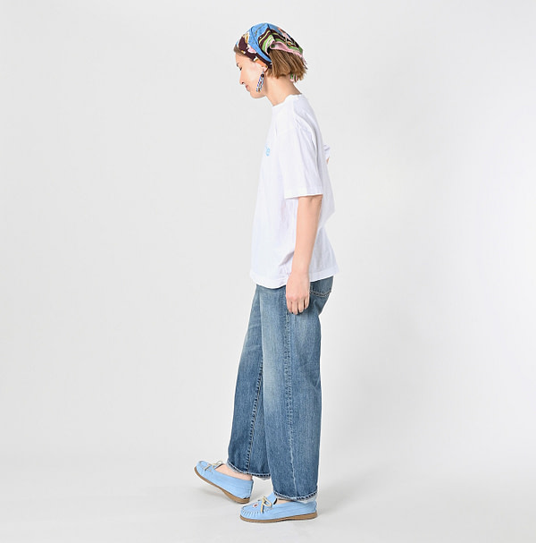 Rye Mugi Denim Charlotte 5 Tan Female Model