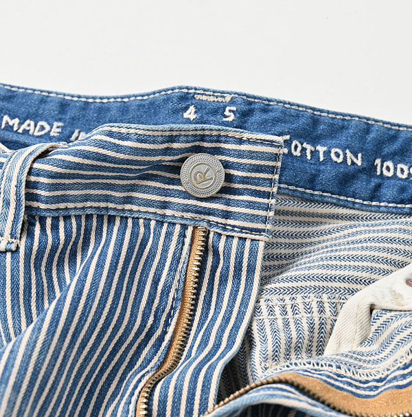 Rye Mugi Denim Charlotte 5 Hickory Tan Detail
