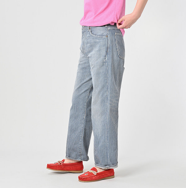 Rye Mugi Denim Charlotte 5 Hickory Tan Female Model
