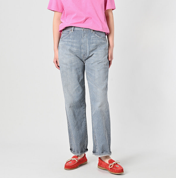 Rye Mugi Denim Charlotte 5 Hickory Tan Female Model