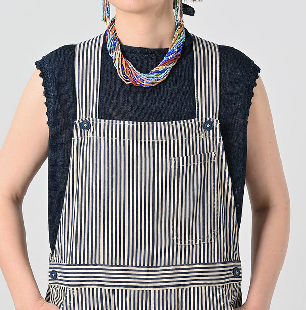 Mon-petit Denim 908 Over All Nou Detail