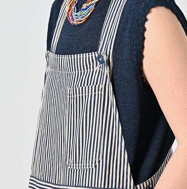 Mon-petit Denim 908 Over All Nou Detail