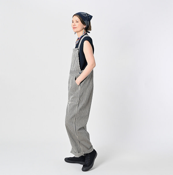 Mon-petit Denim 908 Over All Nou Female Model