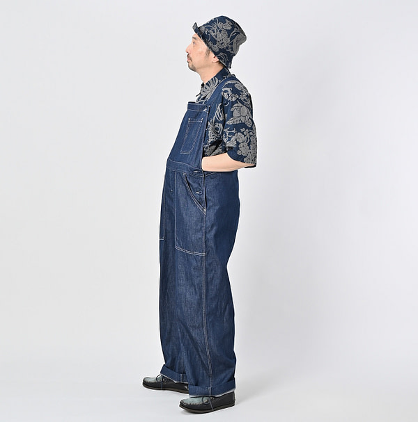 Mon-petit Denim 908 Over All Nou Male Model