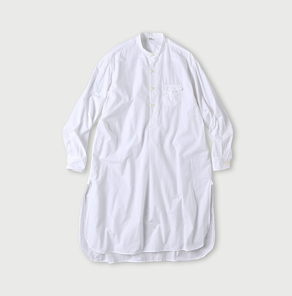 Compact Damp 908 Ocean Smock Shirt White