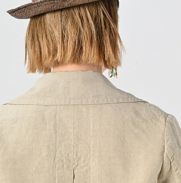 Linen Cloth Annie W Jacket Detail