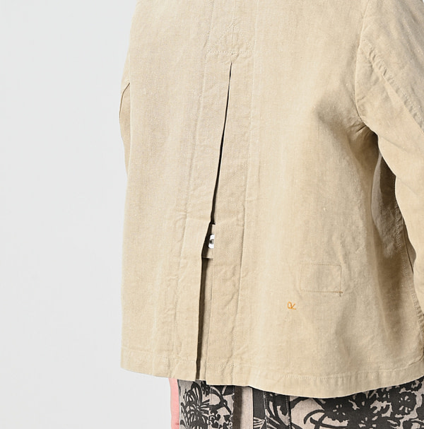 Linen Cloth Annie W Jacket Detail