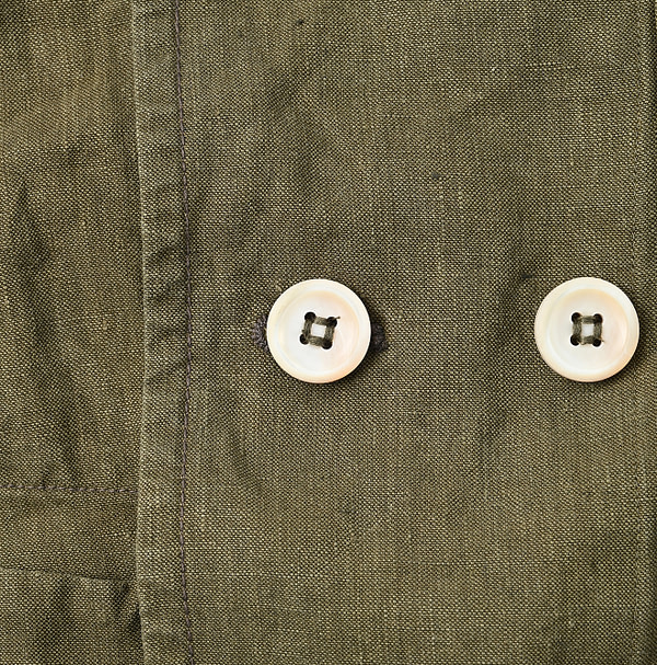 Linen Cloth Annie W Jacket Detail