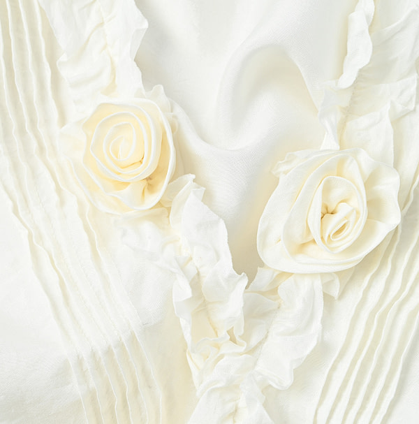 Indian Silk Cache-Coeur Detail